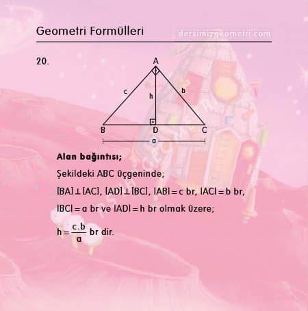 geometri formülleri